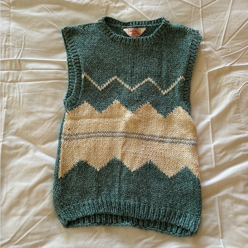Radishes and Roses Vintage Sweater Vest
